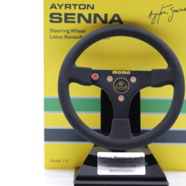 Minichamps 1.2 Ayrton Senna  Lotus Renault 97T F1 steering wheel 1985  ( 254 850012 )