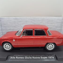 MCG 1.18 Alfa Romeo Guilia Nouva Super 1974 red colour ( MCG18333 )