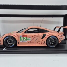IXO Models 1.18 Porsche 911 RSR #92  2018 Le Mans 24 hour Pink Pig Livery ( LEGT18003 )