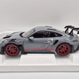 Norev Models 1.18 Porsche 911 ( 992 ) GT3 RS 2022 Arctic Grey / Pyro red ( 187350 )