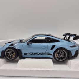 Norev 1.18 Porsche 911 992 GT3 RS Weissach package 2022 Gulf Blue colour (187367 )