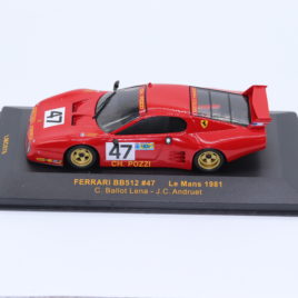 IXO 1.43 Ferrari 512BB #47 1981 LE MANS ( LCM078 )