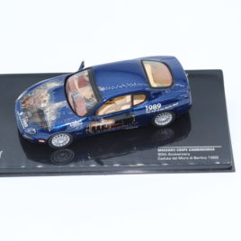 IXO 1.43 MASERATI coupe Cambiocorsa   metallic blue color 90th anniversary edition( MOC053 )