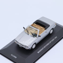 IXO 1.43 MASERATI Biturbo spyder 1985  silver color ( CLC059 )