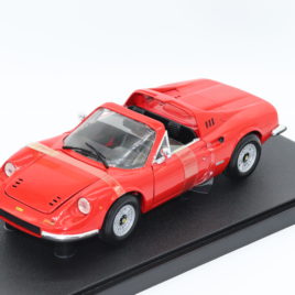HOTWHEELS 1.18 FERRARI DINO 246 GTS 1972   red color ( S4601 )