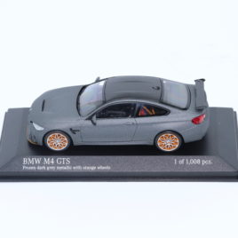 MINICHAMPS 1.43 BMW M4 GTS 2016 matt grey with orange wheels ( 410 025220 )