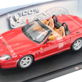 HOTWHEELS 1.18 FERRARI 550 BARCHETTA  red color with tan interior   Product code: 29441
