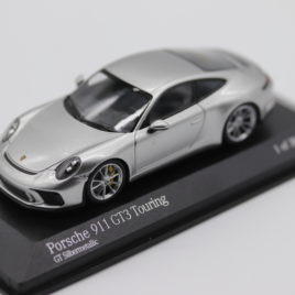 MINICHAMPS 1.43 PORSCHE 911 GT3 Touring ( 991.2 ) 2018  Silver color ( 410 067422 )