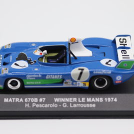 IXO 1.43 MATRA 670B  1974 LeMans winner # 7 car  ( LM1974 )