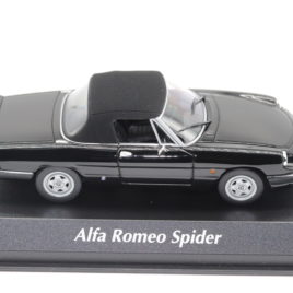 MAXICHAMPS MINICHAMPS 1.43 ALFA ROMEO SPIDER 1983  Black color ( 940 120760 )