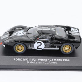 IXO 1.43 FORD GT40 MKII  #2  1966 Le MANS WINNER  ( LM1966 )