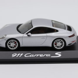 MINICHAMPS PORSCHE SELECTION 1.43 PORSCHE 911 CARRERA S Metallic silver color ( WAP0201280G )