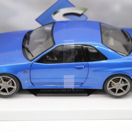 SOLIDO 1.18 NISSAN SKYLINE R34 GT-R 1999  Bayside blue colour  ( S1804301 )