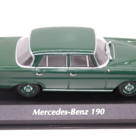 Minichamps Maxichamps 1.43 Mercedes Benz 190 1961  Dark green colour  ( 940 037200 )