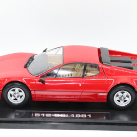 KK-SCALE 1.18 FERRARI 512 BBi 1981  Red colour with tan interior ( KKDC180541 )