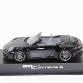 Minichamps 1.43 Porsche 911 Carrera 4 Cabriolet ( 992 ) 2019  Dealer model  Black colour  ( WAP 020 177 OK )
