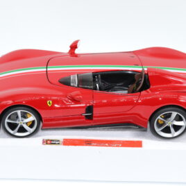 BURAGO Signature series 1.18 Ferrari Monza SP1  Red colour with Italian flag colour stripe ( 18-16909 )