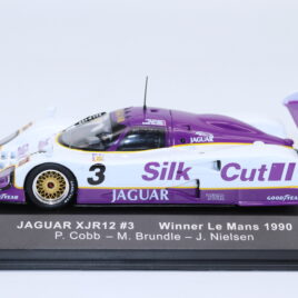 IXO 1.43 Jaguar XJR12  #3 car  1990 Le Mans winner   Drivers: P.Cobb – M.Brundle – J.Neilsen  ( LM1990 )