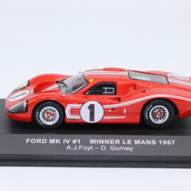 IXO 1.43 Ford MK IV  #1 car  1967 Le Mans winner   Drivers: A.J Foyt – D.Gurney  ( LM1967 )