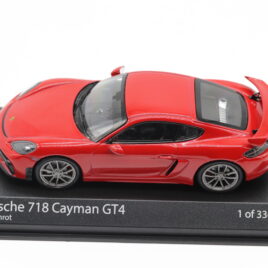 Minichamps 1.43 Porsche 718 Cayman GT4 2020   Red colour  ( 410 067600 )