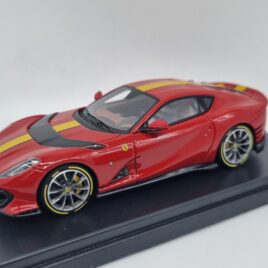 Looksmart models 1.43 Ferrari 812 Competizone  Rosso Corso with yellow livery ( LS530C )