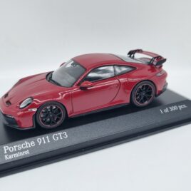 Minichamps 1.43 Porsche 911 GT3 2020  Red colour with black rims  ( 410 069202 )