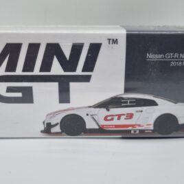 MINI GT 1.64 Nissan R35 GT-R NISMO GT3 2018 Presentation white colour ( MGT00327-L )