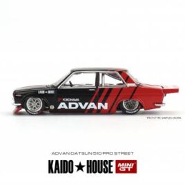 Mini GT 1.64 Kaido House Datsun 510 pro street Advan red / Black ( KHMG032 )