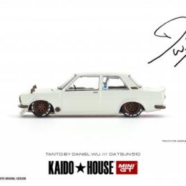 Mini GT 1.64 Kaido House Datsun 510 street Tanto V1 Daniel Wu white colour ( MGTKHMG041 )