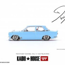 Mini GT 1.64 Kaido House Datsun 510 street Tanto V1 By Daniel Wu blue colour ( KHMG042