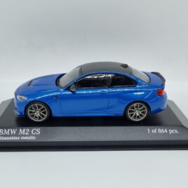 MINICHAMPS 1.43 BMW M2 CS 2020 Blue Metallic with Gold wheels ( 410 021025 )