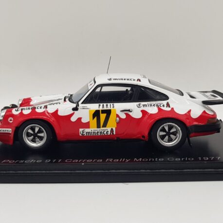 SPARK Models 1.43 Porsche 911 Carrera Rally Monte Carlo 1977