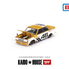 MINI GT 1.64 Kaido House Datsun BRE 510 street Gold colour ( KHMG052 )