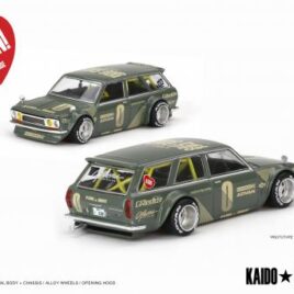 MINI GT 1.64 Kaido House Datsun 510 wagon green colour ( KHMG010 )