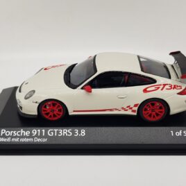 Minichamps 1.43 Porsche 911 ( 997 II ) GT3 RS 2009 White / red colour ( 403 069116 )