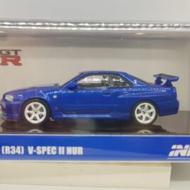 INNO 1.64 Nissan Skyline R34 GT-R V-SPEC II NUR Bayside Blue ( IN64-R34VS-BLU )