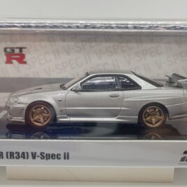 INNO 1.64 Nissan Skyline R34 GT-R V-SPEC II Silver colour ( IN64-R34VS-SIL )
