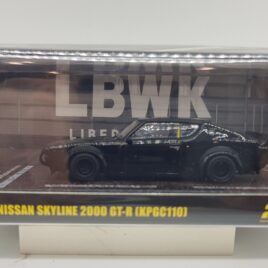 INNO 1.64 Nissan Skyline 2000 GT-R ( KPGC110 ) KENMERI LB Works Black IN64-KGGC110LB-BLA