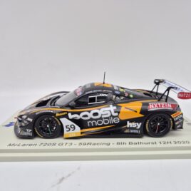 Spark Models 1.43 McLaren 720S GT3  2020 Bathurst 12 hr 8th place  59 racing ( AS055 )