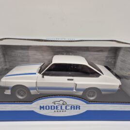 MCG 1.18 Ford Escort MKII RS 2000 X-Pack White / Blue colour  MCG18350 )